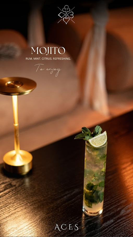 Mojito cocktail at ACES Limerick