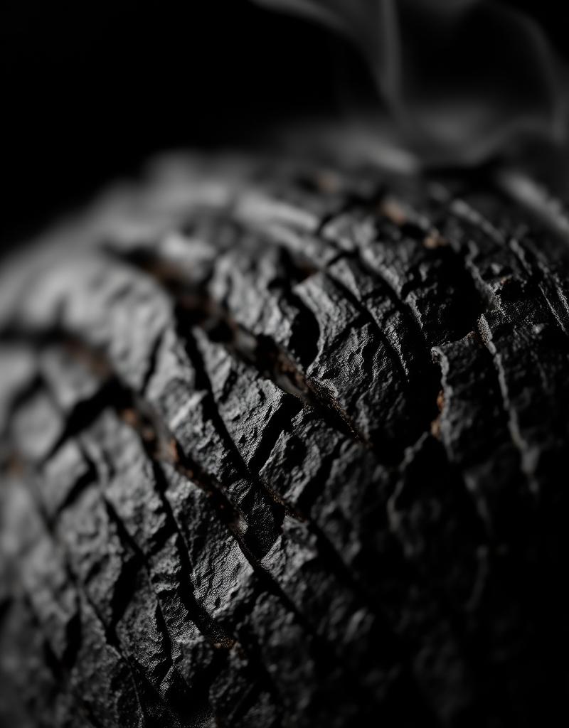 Charred texture