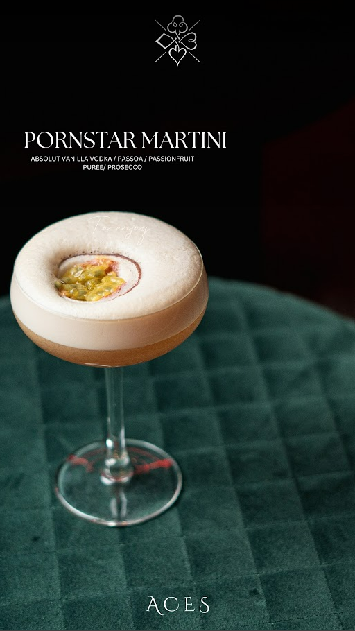 Pornstar Martini cocktail at ACES Limerick